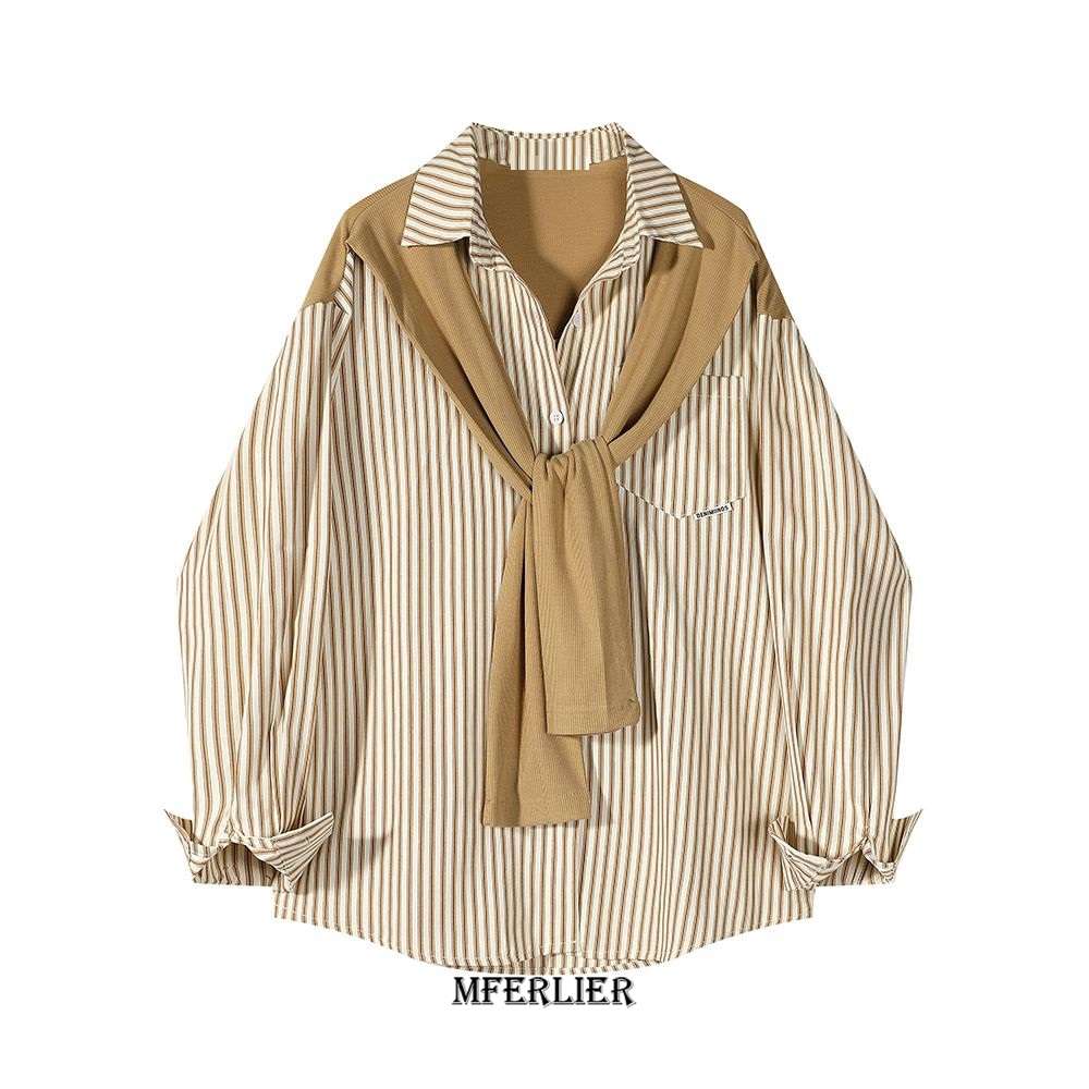 Winter Clothing Vintage - Plus Size 6XL 150kg Women Striped