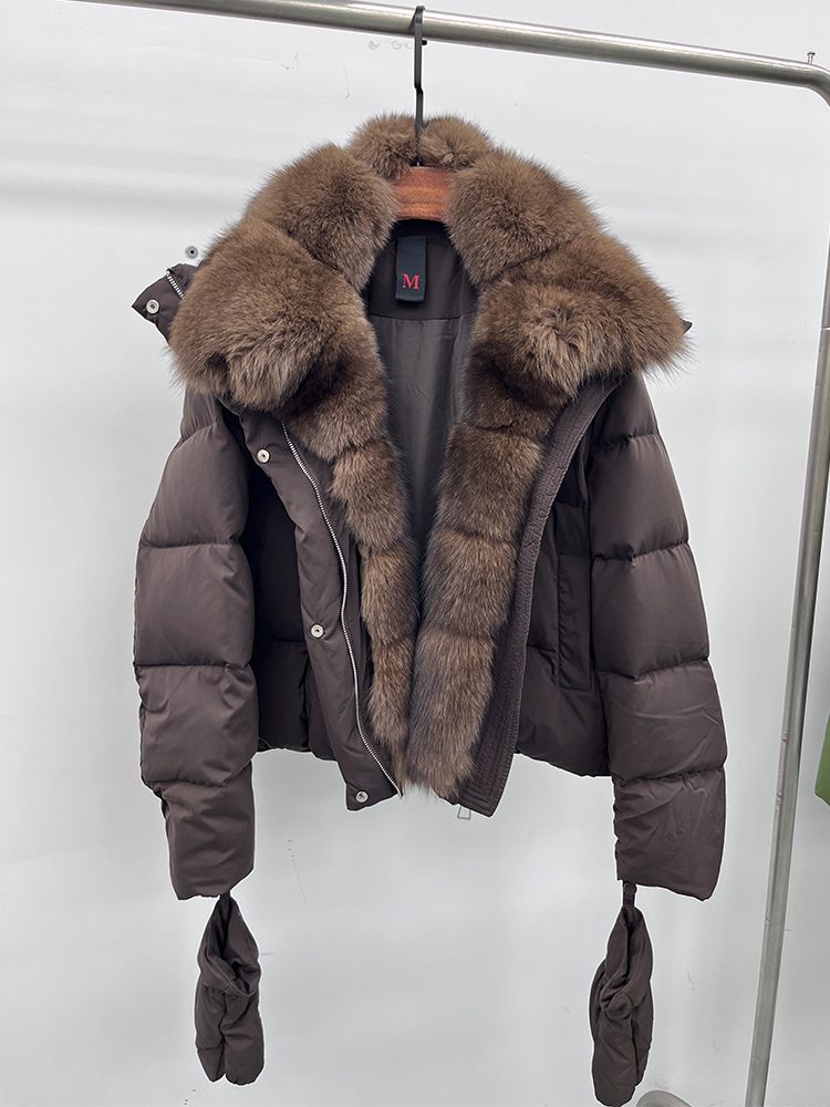Puffer Jacket Women Down - 2025 Fashion Winter Women Warm Real