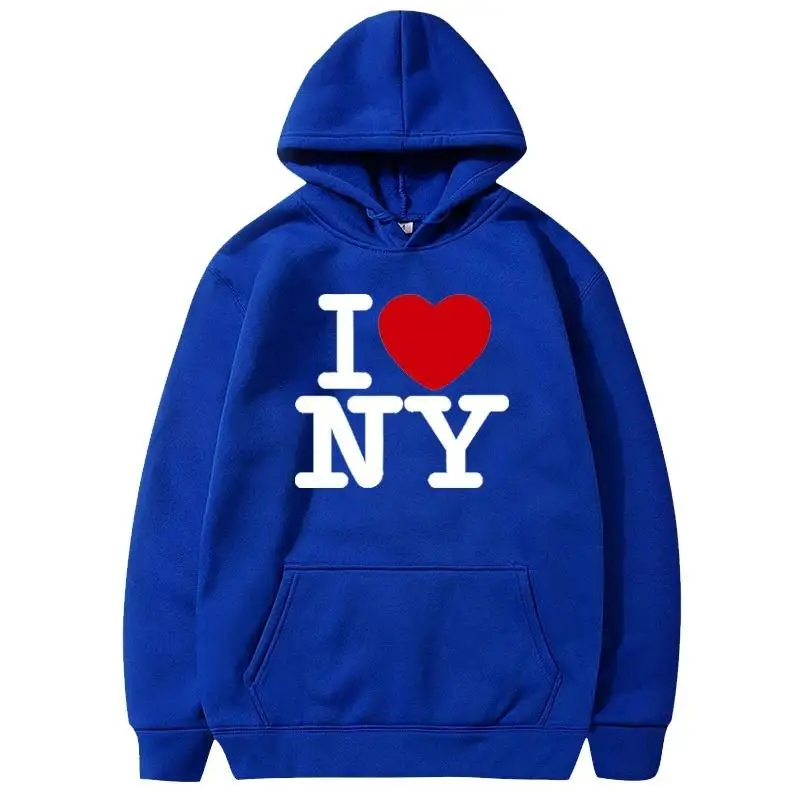 I Love New York Pritned Hoodie - Winter Clothing New York ulasan dan harga