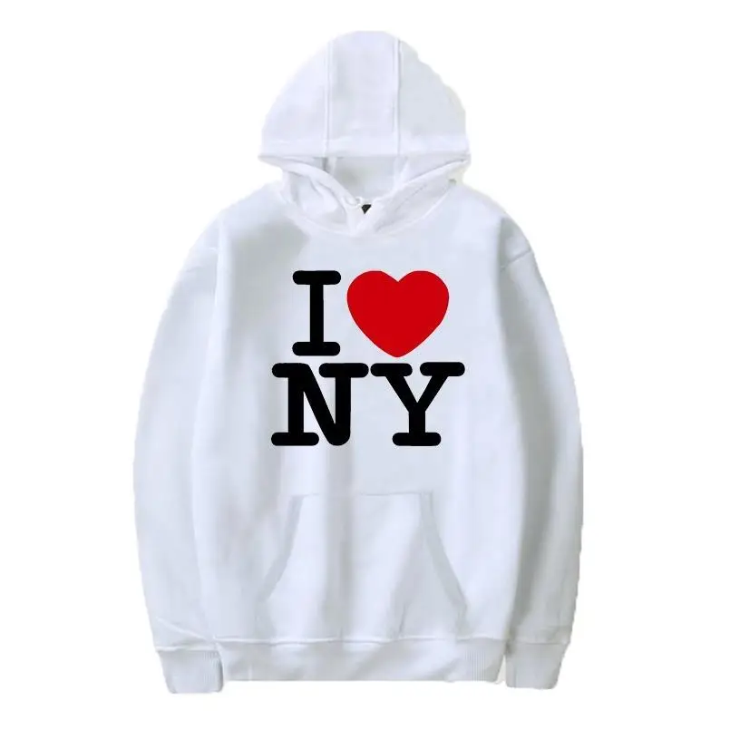 I Love New York Pritned Hoodie - Winter Clothing New York ulasan dan harga