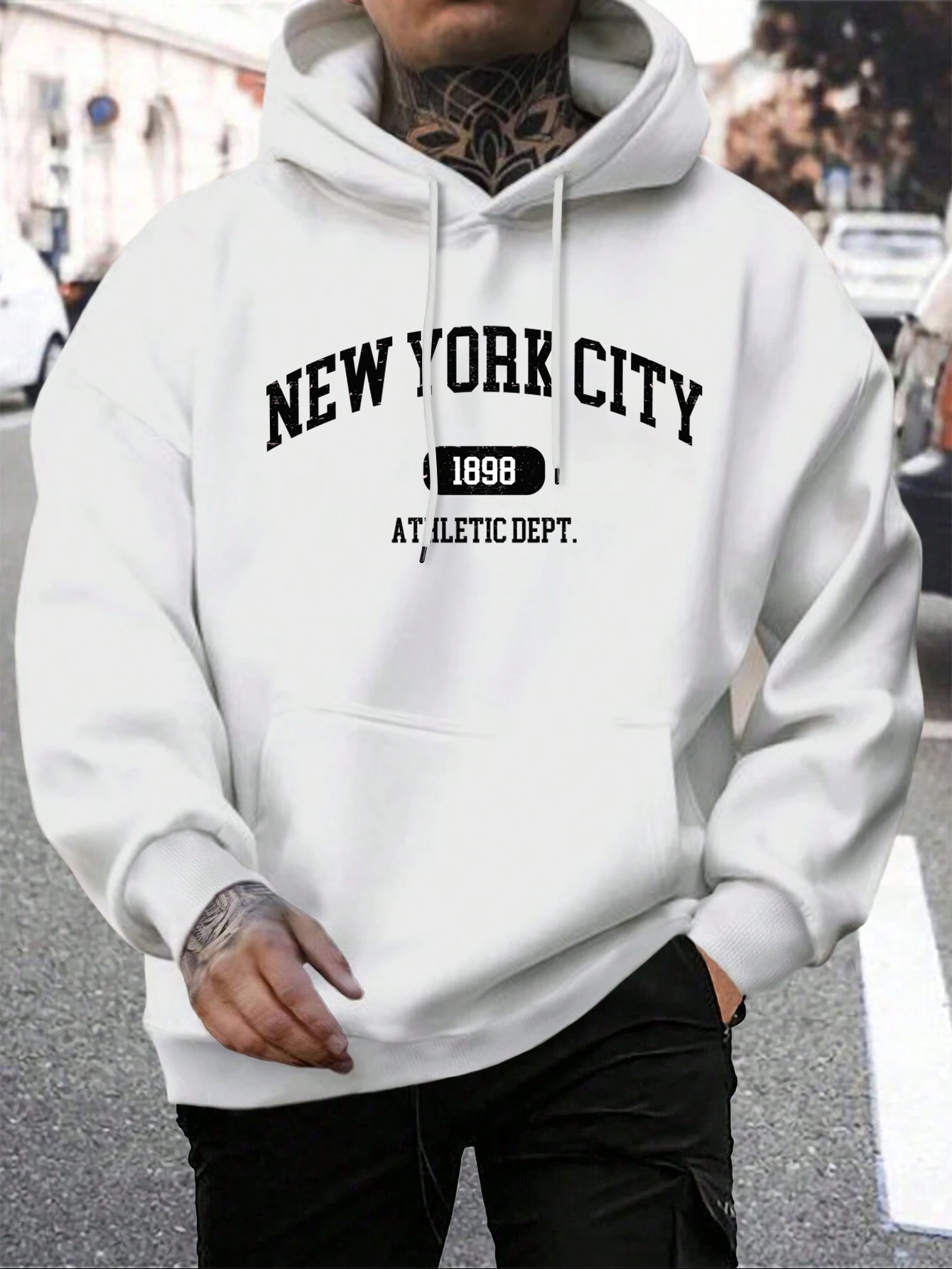 New York Usa City Letter Hoodi - Winter Clothing New York ulasan dan harga