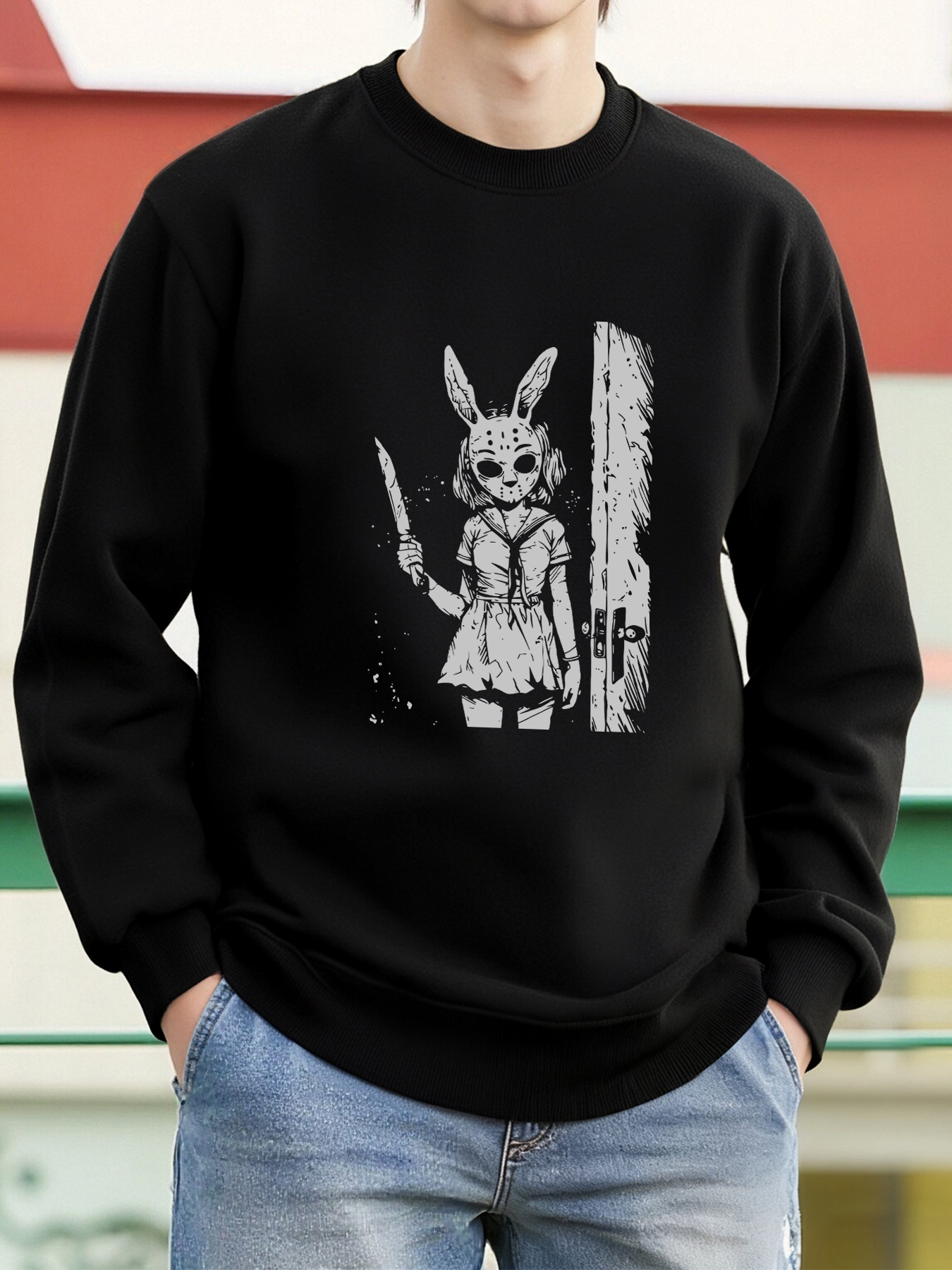 A Killer Wearing A Rabbit Mask - Winter Clothing English ulasan dan harga
