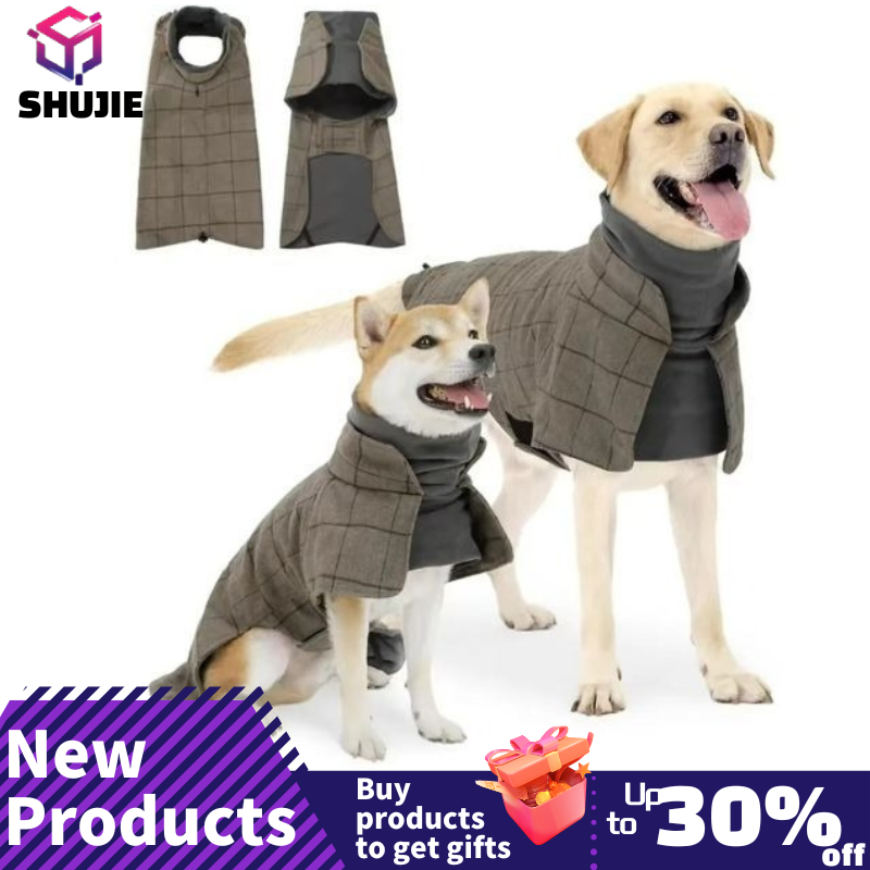 Warm Dog Coat English Plaid Do - Winter Clothing English ulasan dan harga