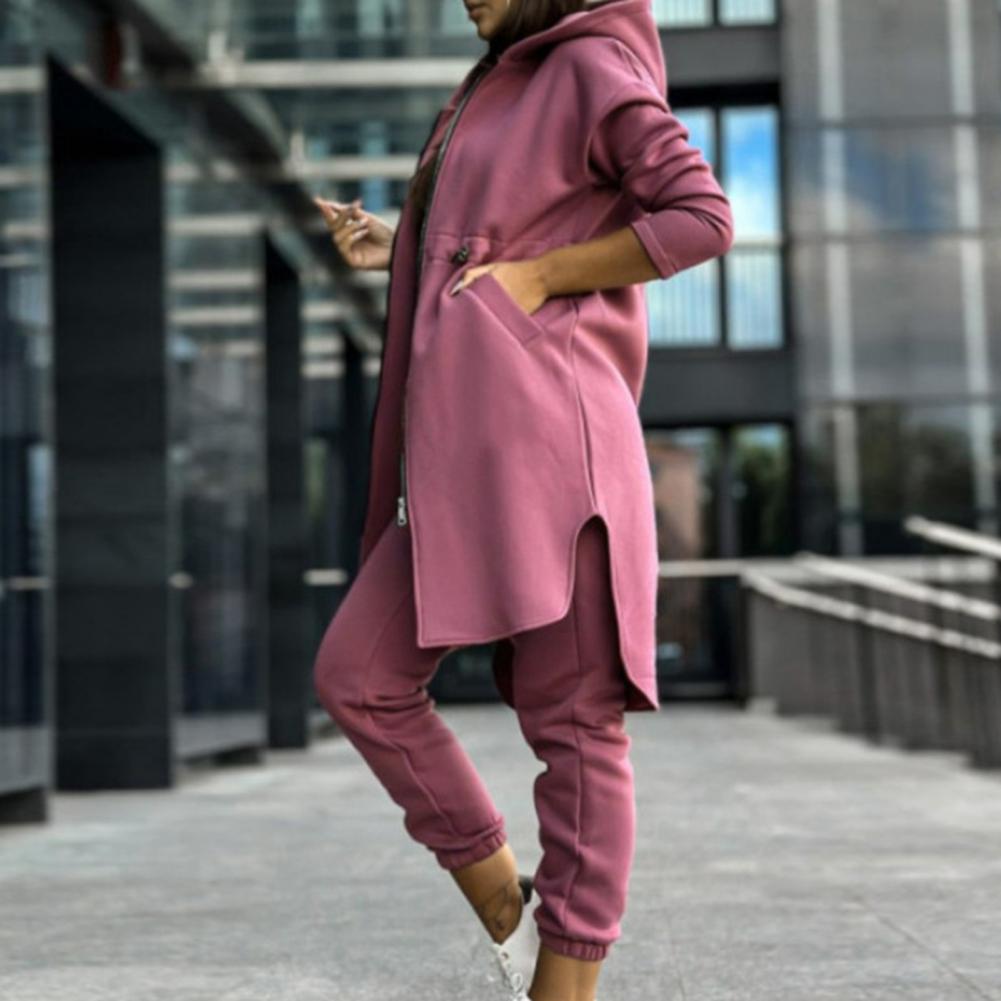 Pants Set Women Tracksuit Zipp - Winter Clothing Women Sale ulasan dan harga
