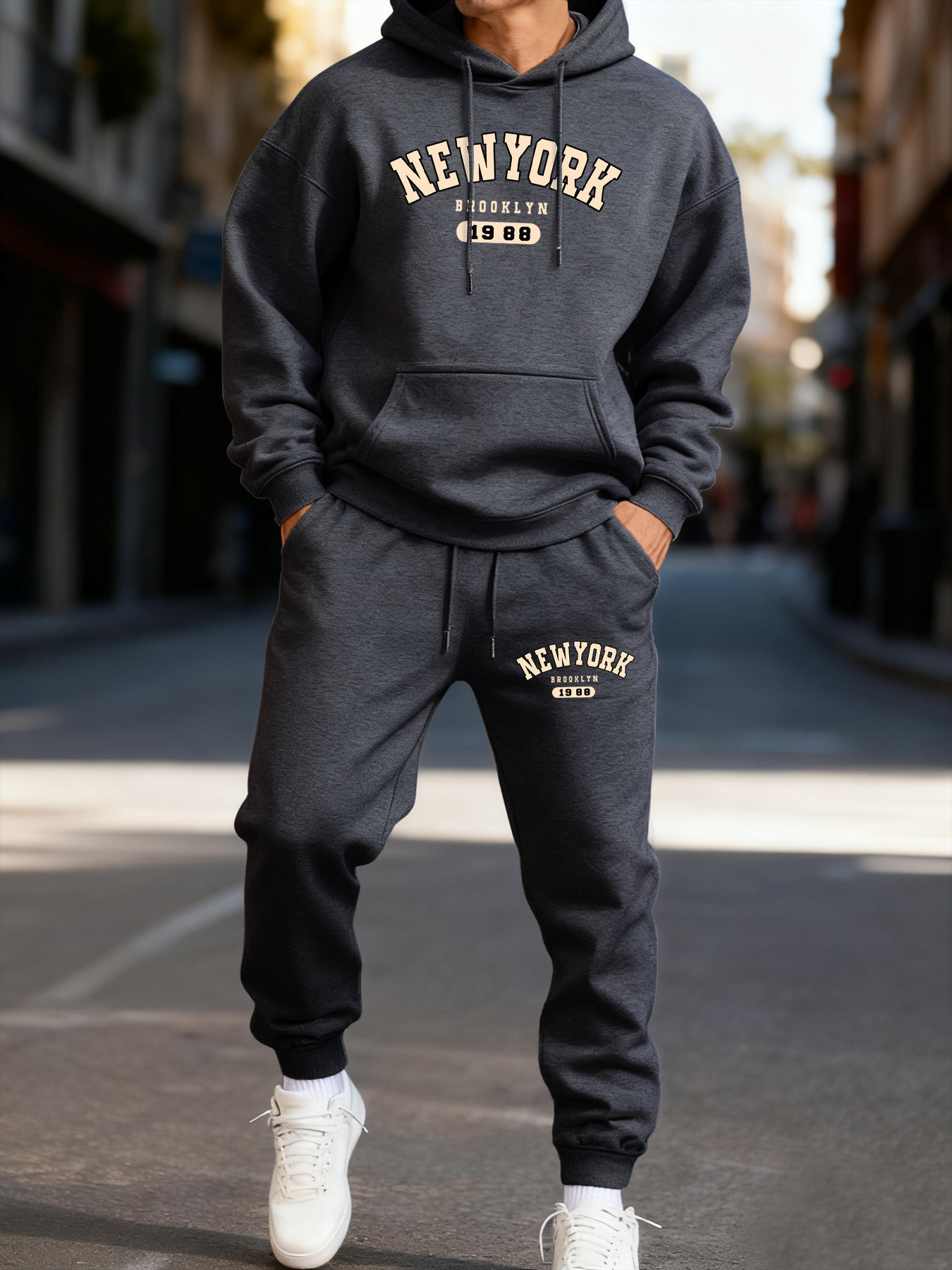 New York Brooklyn 1988 Print M - Winter Clothing New York ulasan dan harga
