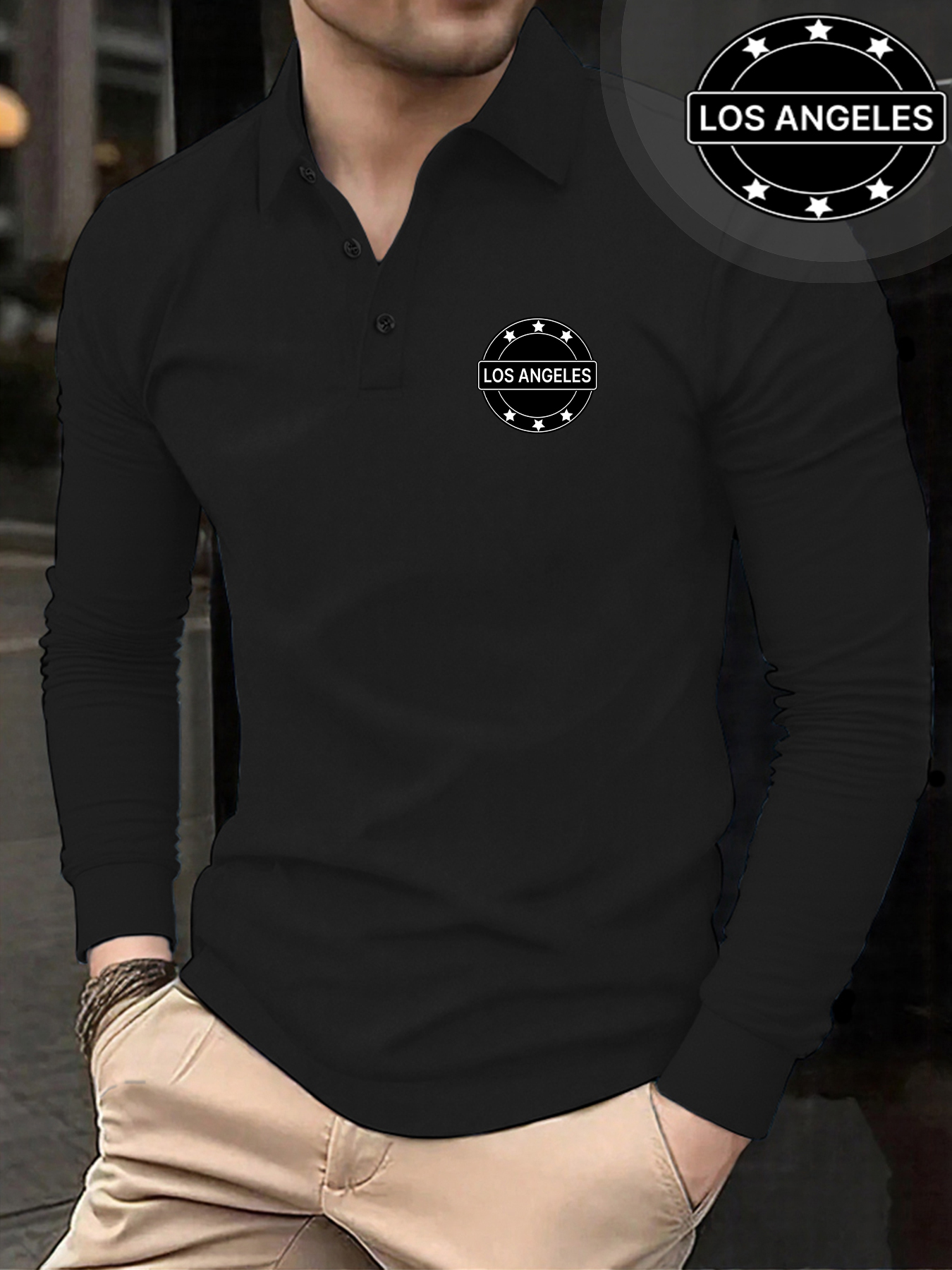 Los Angeless Star Printed Men  - Winter Clothing English ulasan dan harga