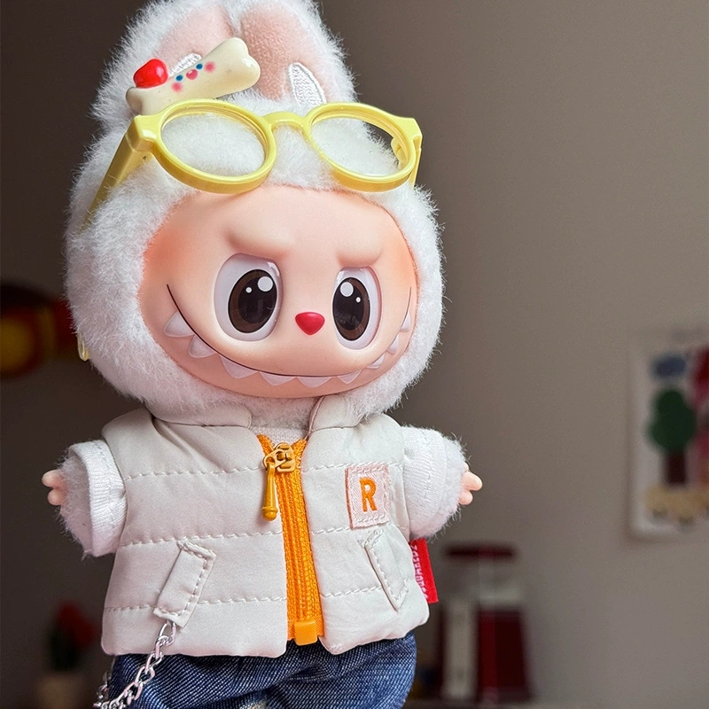 For 15 17cm Labubu Doll Down J - Winter Clothing Outfits ulasan dan harga