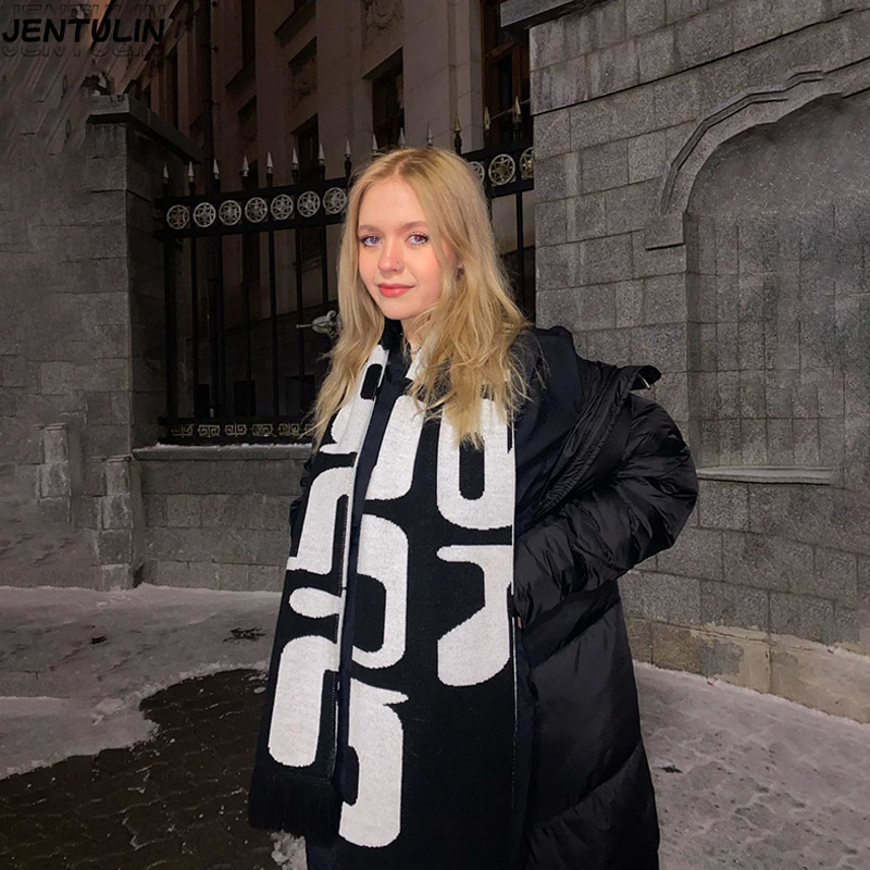 Punk Fashion Creative Striped  - Y2K Winter Clothing ulasan dan harga