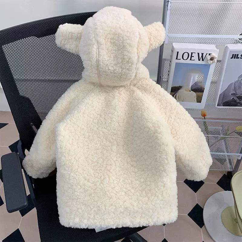 Thickened Fleece Girls Coats C - Winter Clothing Activities For Toddlers ulasan dan harga
