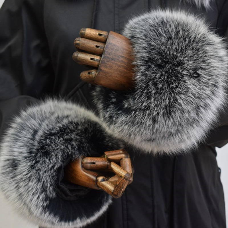 Fox Fur Cuffs For Women Whole  - Winter Clothing Women Sale ulasan dan harga