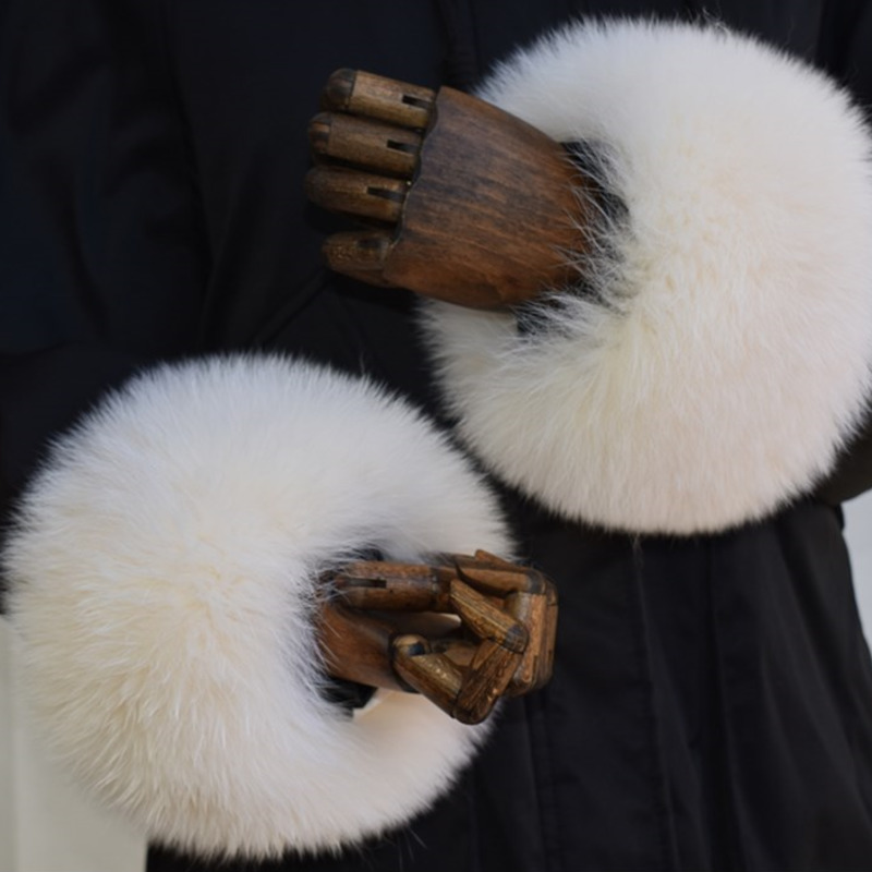 Fox Fur Cuffs For Women Whole  - Winter Clothing Women Sale ulasan dan harga