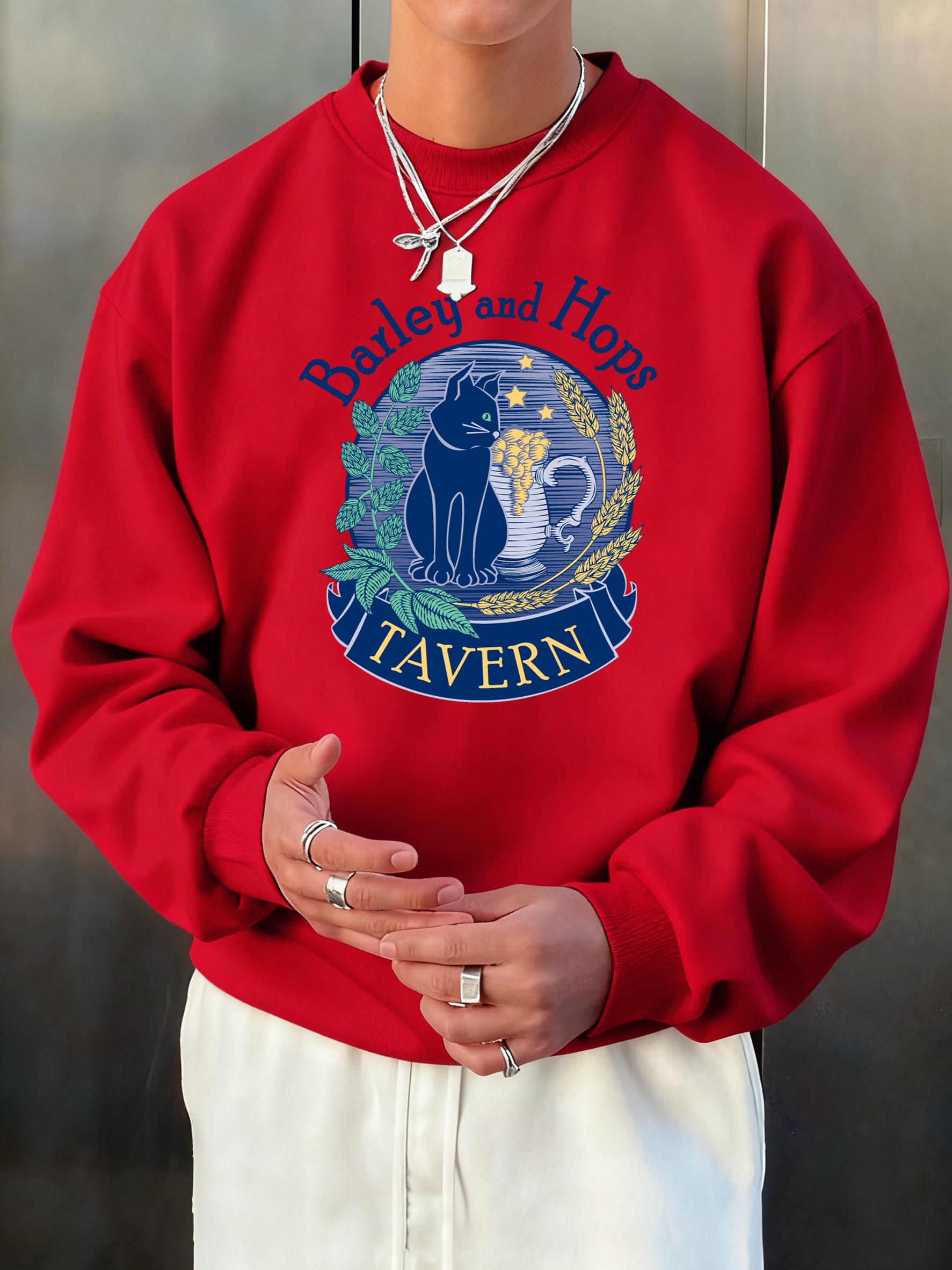 Barley And Hops Tavern Pattern - Winter Clothing English ulasan dan harga
