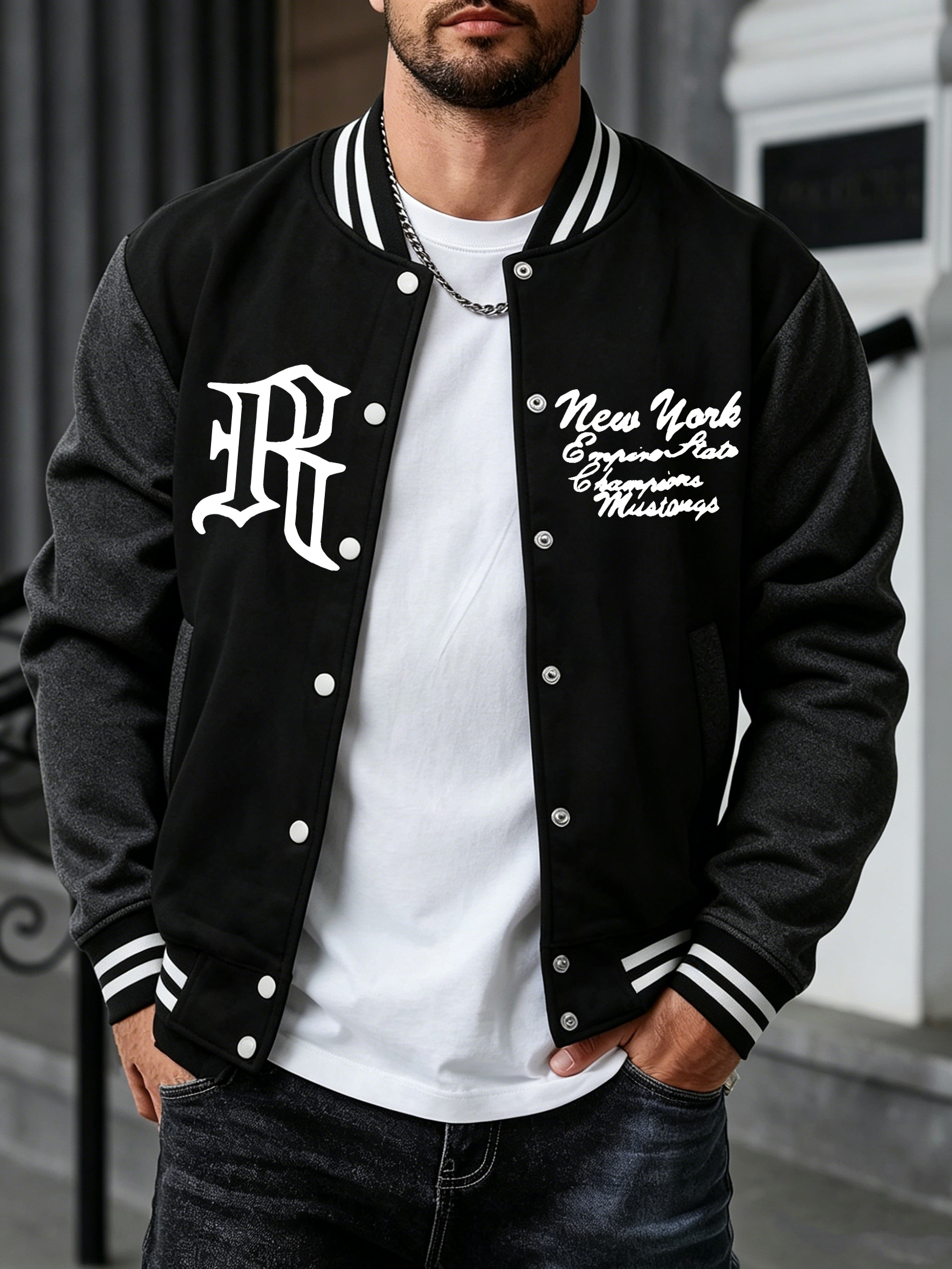New York And R Art Letter Patt - Winter Clothing New York ulasan dan harga