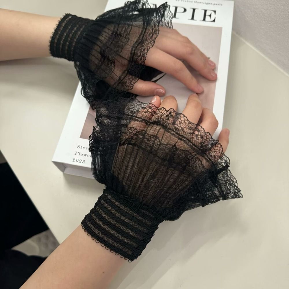 Multilayer Ruffle Lace False S - Winter Clothing Women Sale ulasan dan harga