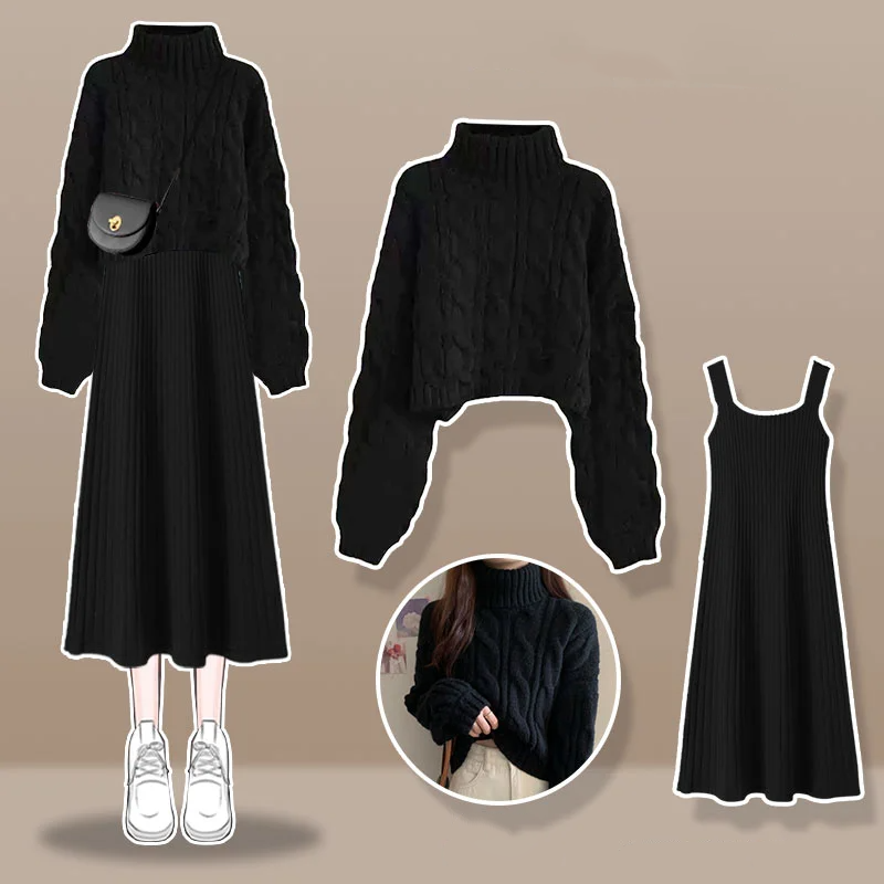 Thickened Linen Pattern Knitte - Winter Clothing Outfits ulasan dan harga