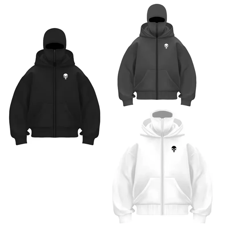 Unisex Double Hooded Fleece Sw - Winter Clothing Dress Up ulasan dan harga