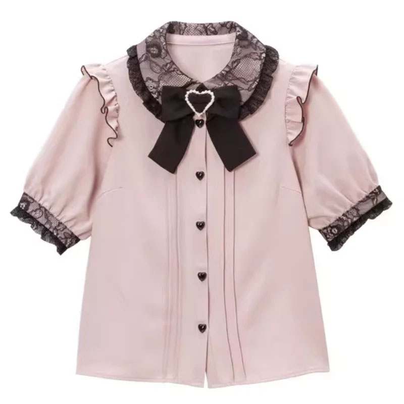 Kawaii Women Shirts Lolita Y2K - Y2K Winter Clothing ulasan dan harga