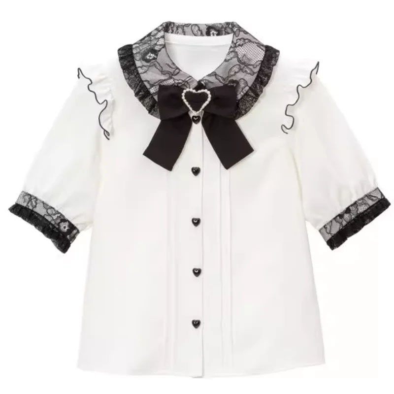 Kawaii Women Shirts Lolita Y2K - Y2K Winter Clothing ulasan dan harga