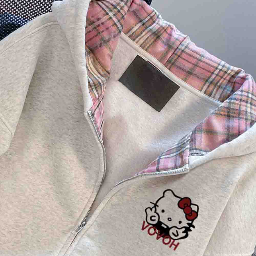 Hello Kitty Women's Hooded Swe - Y2K Winter Clothing ulasan dan harga