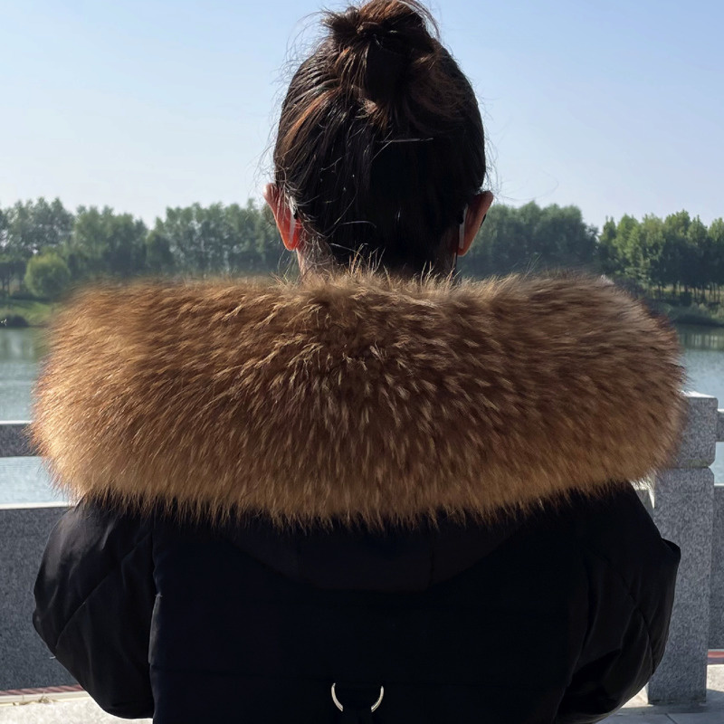 Raccoon Fur Collar Winter Supe - Winter Clothing Women Sale ulasan dan harga