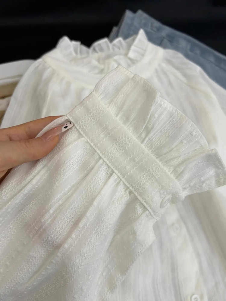 Y2K Lace Patchwork Women White - Y2K Winter Clothing ulasan dan harga