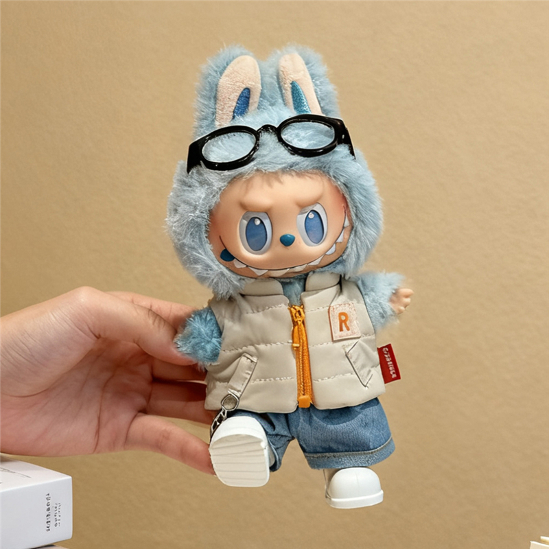 For 15 17cm Labubu Doll Solid  - Winter Clothing Outfits ulasan dan harga