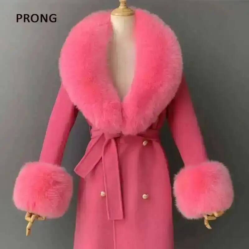 Real Fur Collar And Cuffs Set  - Winter Clothing Women Sale ulasan dan harga