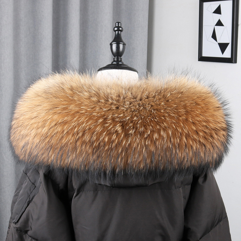 100% Real Fur Collar Coat Wint - Winter Clothing Women Sale ulasan dan harga