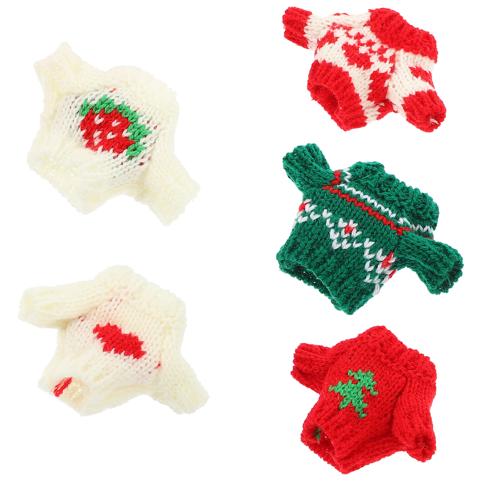 5Pcs Fashion Sweaters Decorati - Winter Clothing Dress Up ulasan dan harga