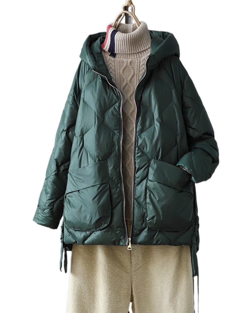 New Winter Women 90% White Duc - Puffer Jacket Women Down ulasan dan harga