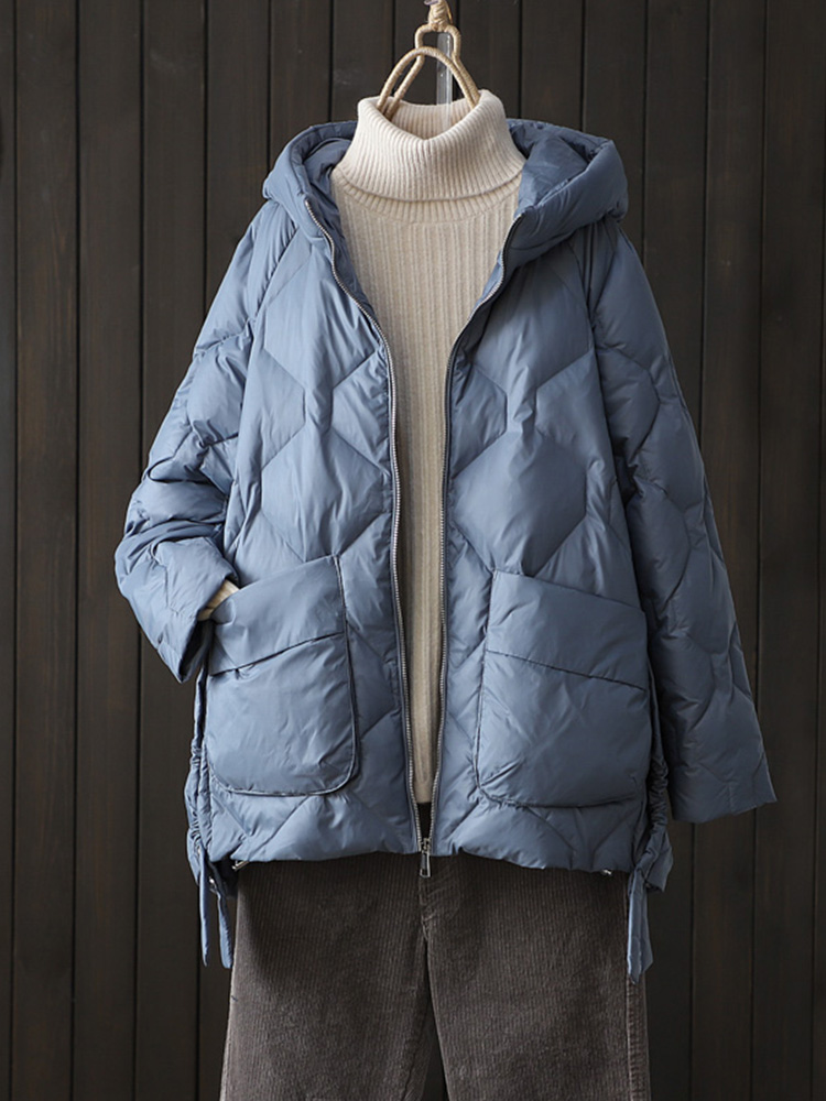 New Winter Women 90% White Duc - Puffer Jacket Women Down ulasan dan harga