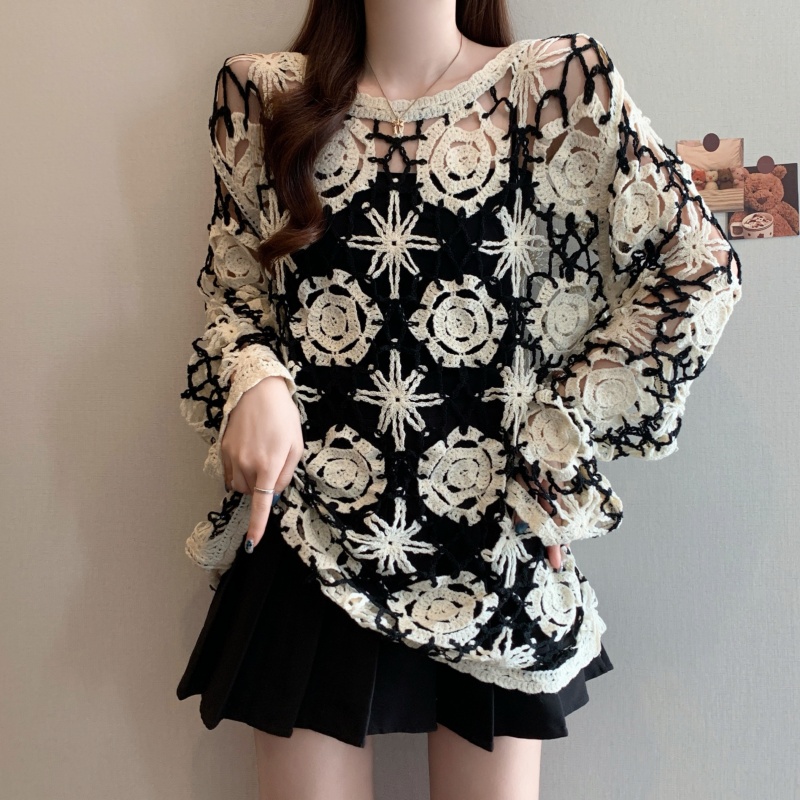 Casual Long Sleeve Pullover El - Winter Clothing Outfits ulasan dan harga