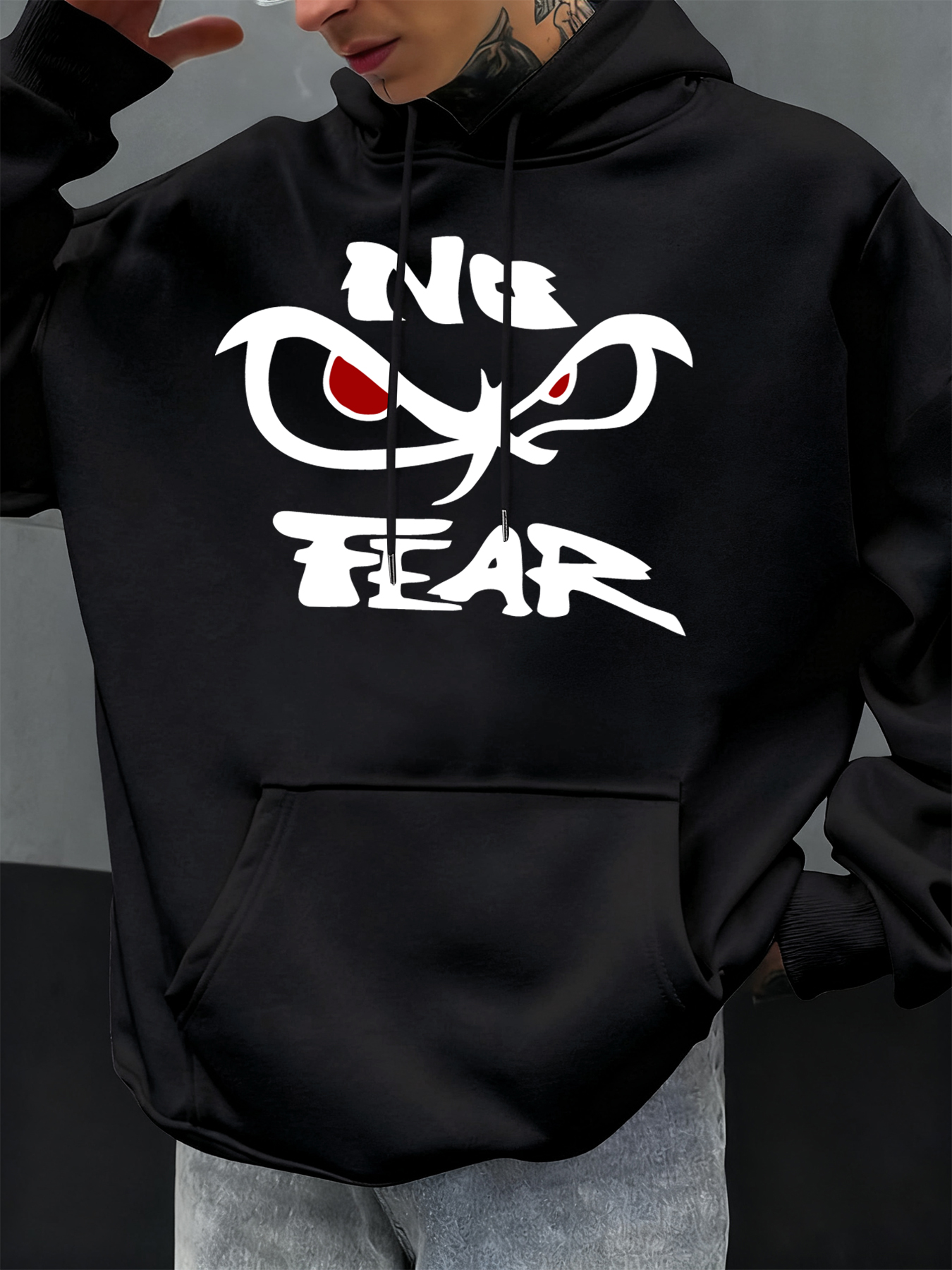 No Fear Determined Gaze Prints - Winter Clothing English ulasan dan harga