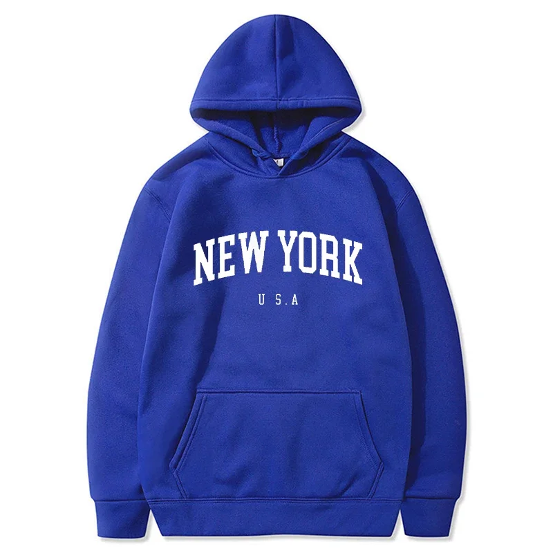 New York Print Men Women Hoodi - Winter Clothing New York ulasan dan harga