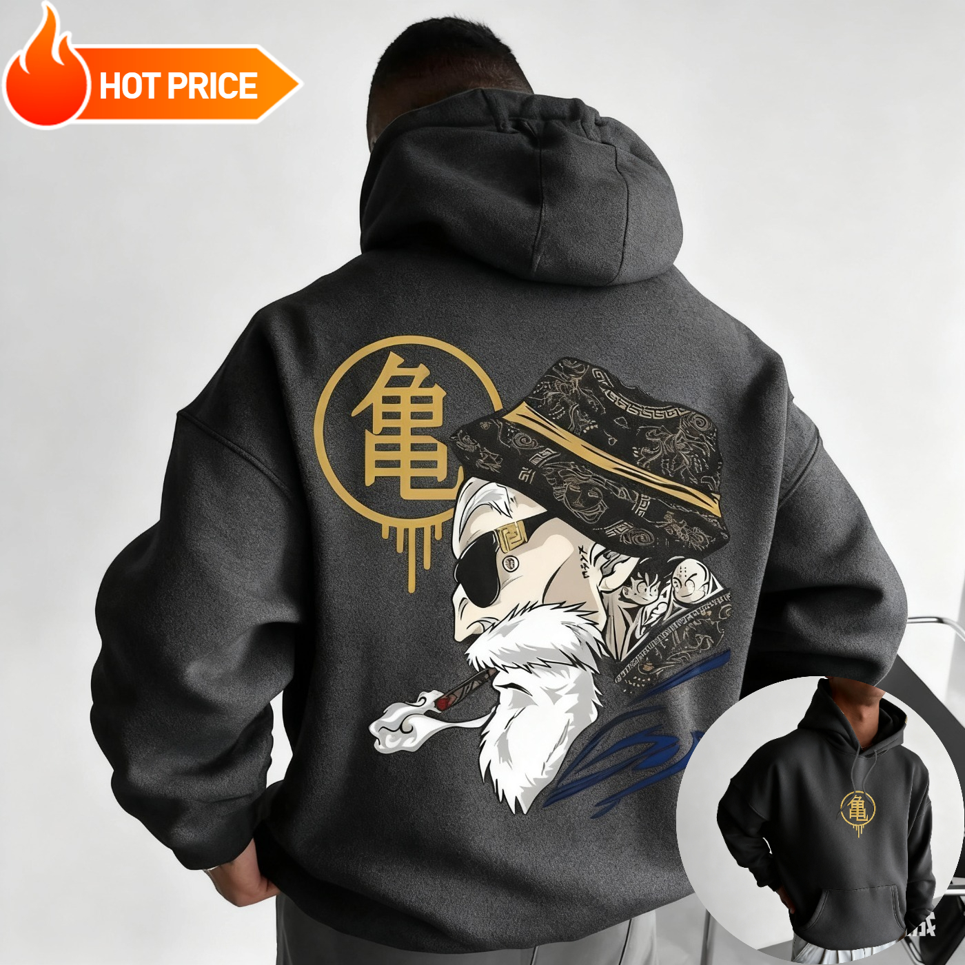 Master Roshi Dragon Ball Saiya - Winter Clothing Vintage ulasan dan harga
