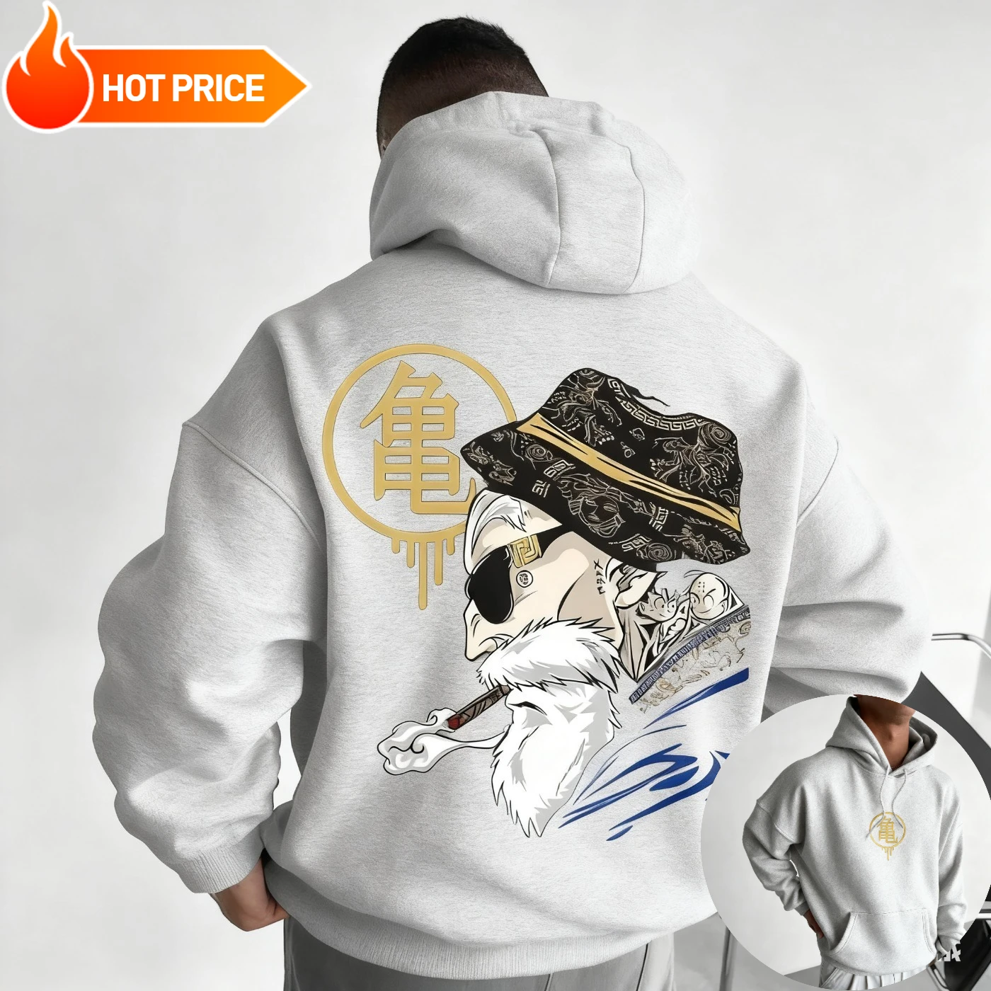 Master Roshi Dragon Ball Saiya - Winter Clothing Vintage ulasan dan harga