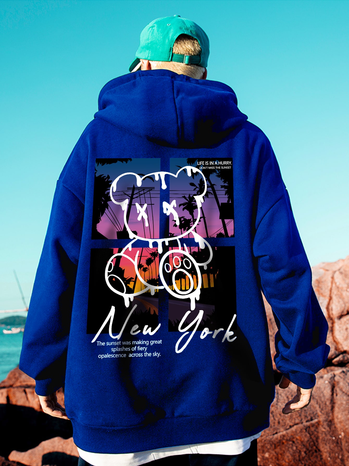 New York Art Word Cartoon Bear - Winter Clothing New York ulasan dan harga