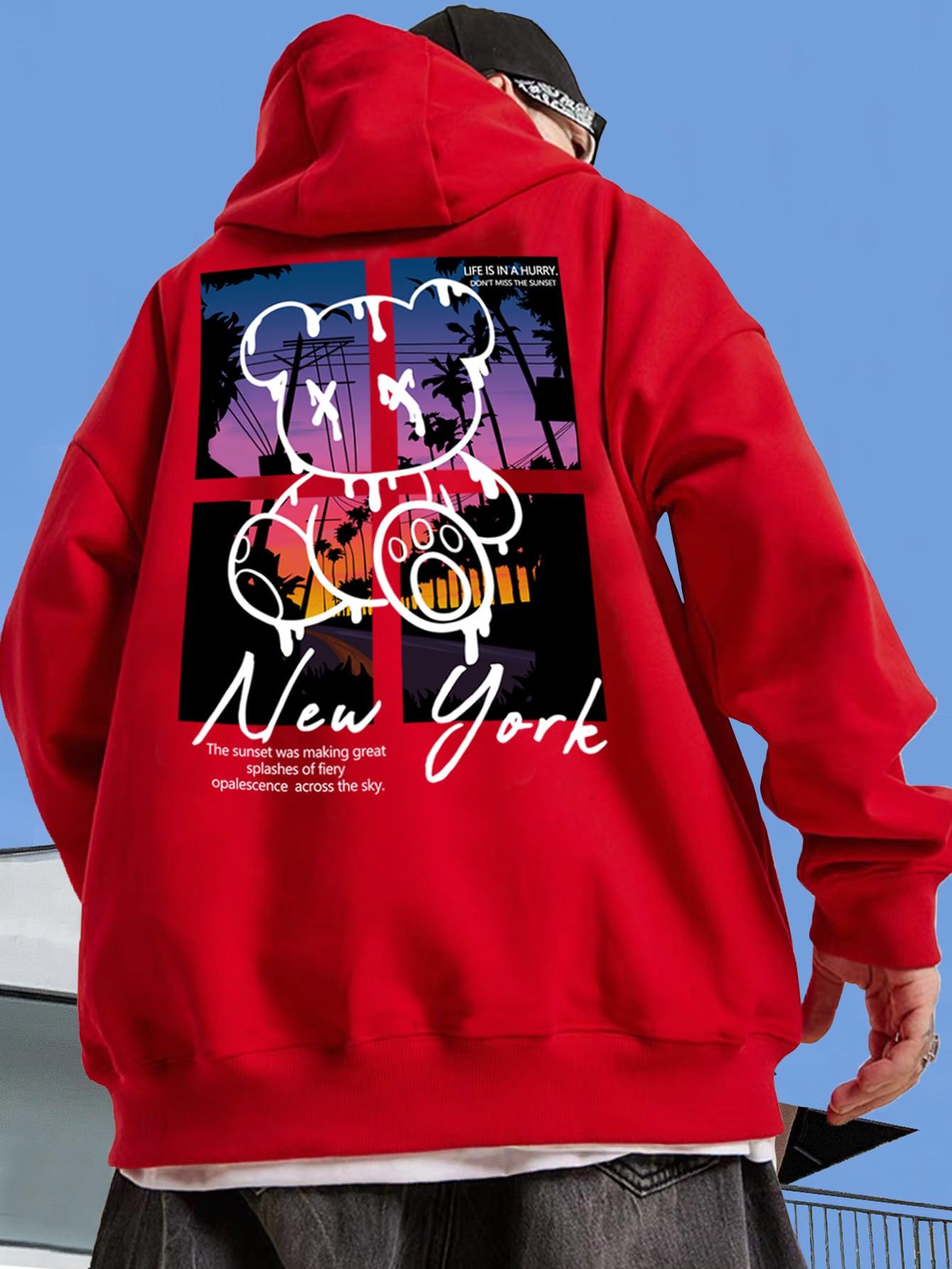 New York Art Word Cartoon Bear - Winter Clothing New York ulasan dan harga