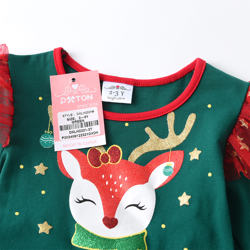 DXTON New Year Girls Dress Lay - Winter Clothing Dress Up ulasan dan harga
