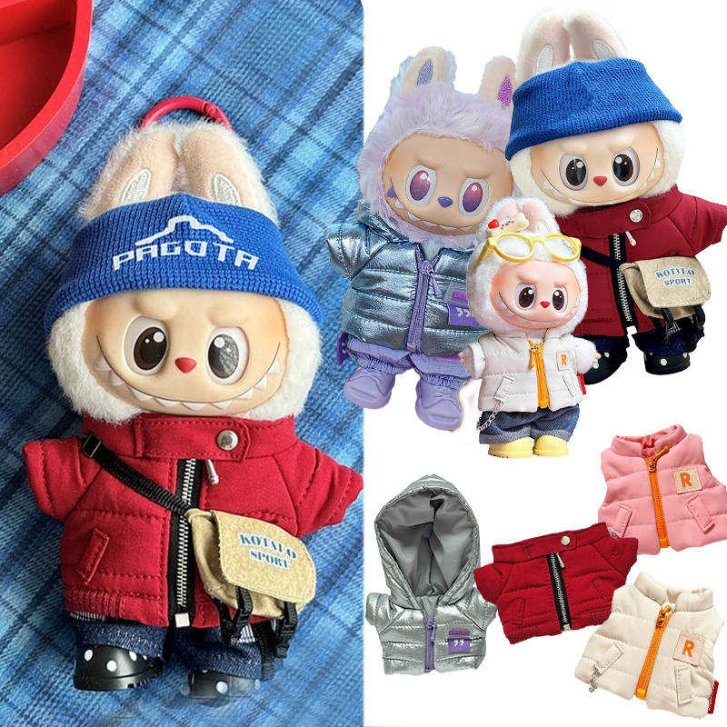 For 15 17cm Labubu Doll Winter - Winter Clothing Outfits ulasan dan harga