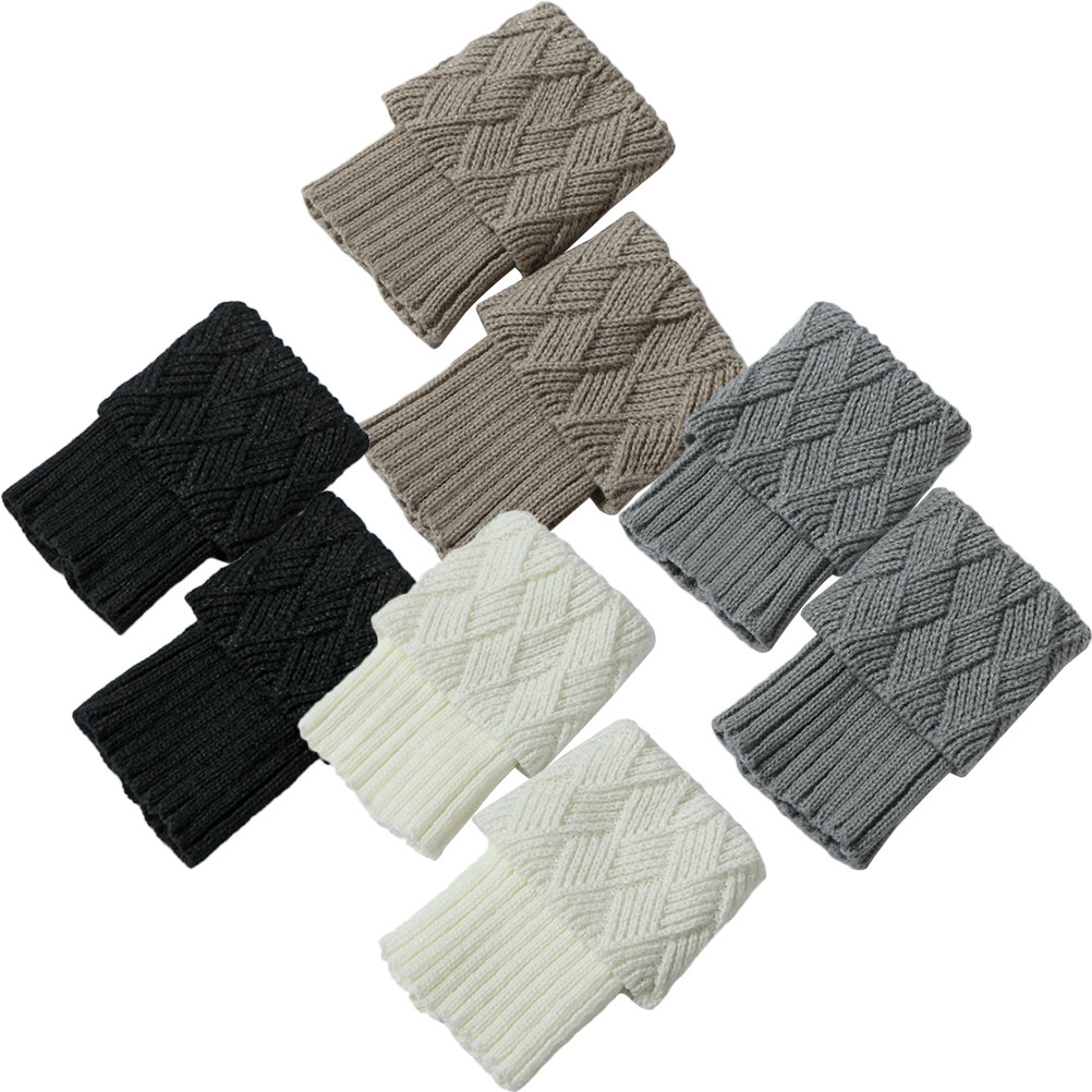 4Pairs Warm Leg Warmers Winter - Winter Clothing Leg Warmers ulasan dan harga