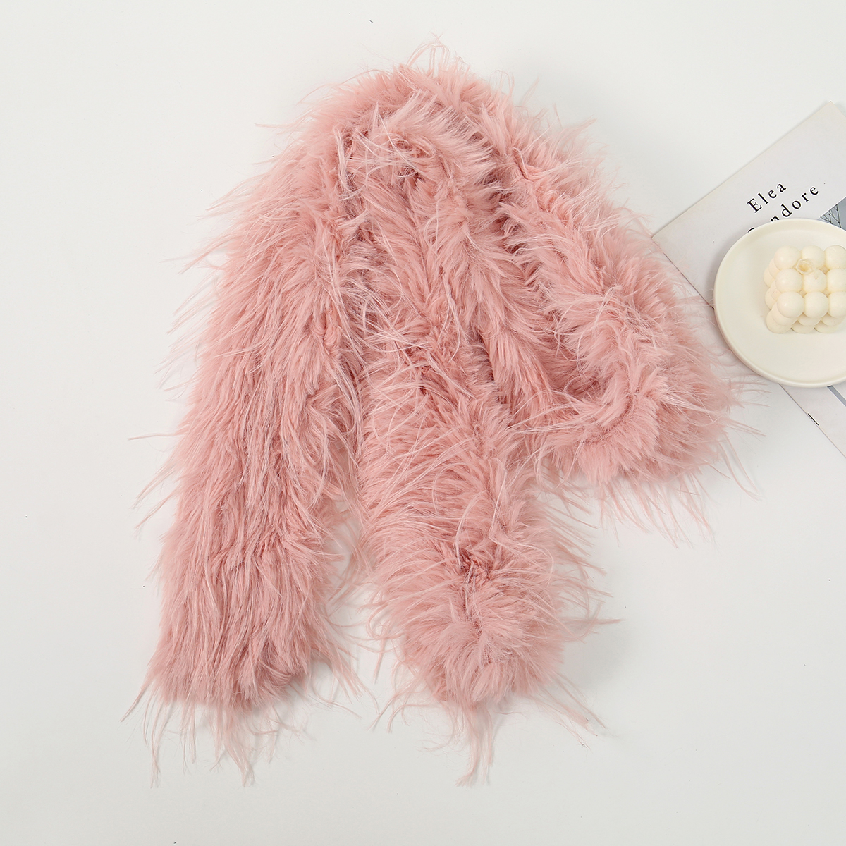 Women Faux Rabbit Fur Long Sca - Winter Clothing Women Sale ulasan dan harga